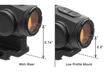 Image of Leapers UTG UTG ACCU-SYNC 2521R Dot Sight, Red 3.0 MOA Single Dot, for Mini ACOG Footprint, Black, OP-DS2521R