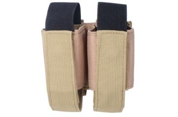 Image of UTG Pro MOLLE 40 mm Grenade Double Pouch, Tan, PVC-M504T