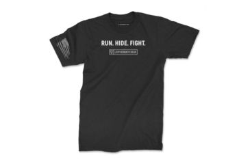 Image of Leatherback Gear Run Hide Fight T-Shirt - Men's, Extra Large, Black, LBG005BLKXLGTS