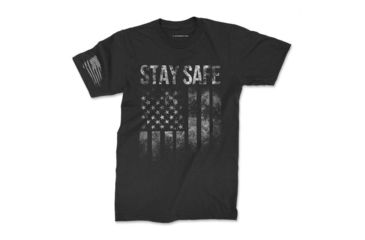 Image of Leatherback Gear Stay Safe T-Shirt - Men's, Extra Large, Black, LBG007BLKXLGTS