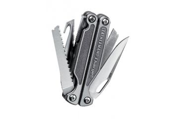 Image of Leatherman Charge Tti w/ Titanium Handles, Sheath, Partially Open 830683A