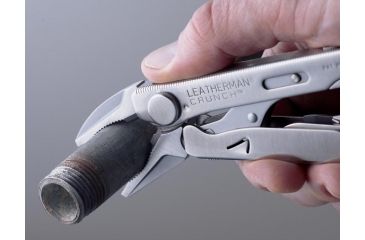 Image of Leatherman Crunch Heavy Duty 15-in-1 Multi-Tool Pliers In Use Close-up 831539
