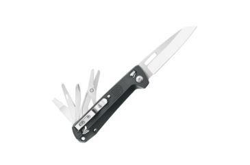 Image of Leatherman FREE K4 Folding Knives, 3.3in, 420HC SS, Gray, 037447006982