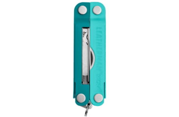 Image of Leatherman Micra Multi-Tool, 1.6in, 420HC Stainless Steel Blade, Parakeet Stainless Steel Handle, 833435