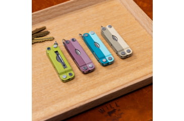 Image of Leatherman Micra Multi-Tool, 1.6in, 420HC Stainless Steel Blade, Parakeet Stainless Steel Handle, 833435