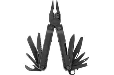 Image of USED, Leatherman Rebar Multi-Tool, 2.9in, 420HC Stainless Steel Blade, Black Stainless Steel Handle, 831554