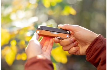 Image of Leatherman Rebar Multi-Tool, 2.9in, 420HC Stainless Steel Blade, Burnt Sienna Stainless Steel Handle, 833312