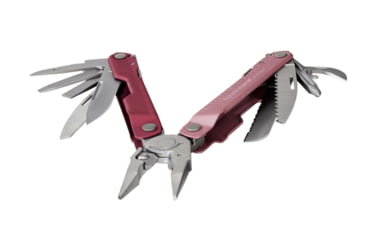 Image of Leatherman Rebar Multi-Tool, 2.9in, 420HC Stainless Steel Blade, Heathered Cranberry Stainless Steel Handle, 833316