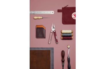 Image of Leatherman Rebar Multi-Tool, 2.9in, 420HC Stainless Steel Blade, Heathered Cranberry Stainless Steel Handle, 833316