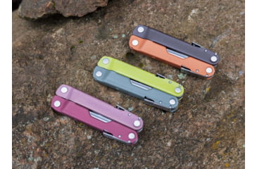 Image of Leatherman Rebar Multi-Tool, 2.9in, 420HC Stainless Steel Blade, Heathered Cranberry Stainless Steel Handle, 833316