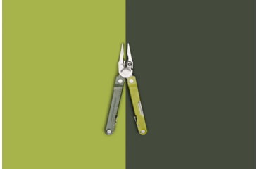Image of Leatherman Rebar Multi-Tool, 2.9in, 420HC Stainless Steel Blade, Mossy Slate Stainless Steel Handle, 833314