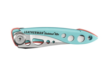 Image of Leatherman Skeletool KBX 2.6in Folding Knife, 420HC Stainless Steel, Paradise, 833598