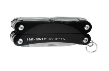 Image of Leatherman Squirt ES4 Black Handle Keychain Tool