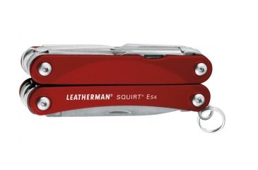 Image of Leatherman Squirt ES4 Red Handle Keychain Tool
