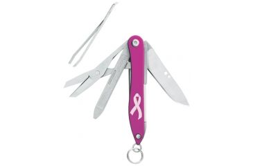 Image of Leatherman Style BCA Pink 5-in-1 Multi-Tool Keychain