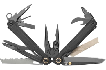 Image of Leatherman Wave Alpha Multi-Tool, 2.88in, MagnaCut Stainless Steel Blade, Obsidian Stainless Steel Handle, 833332