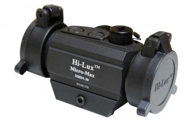 Image of HI-LUX Micro-Max B-Dot 20mm Digital 2 MOA Dot Sight, Matte Black, Small LW-RD-MBD1-20