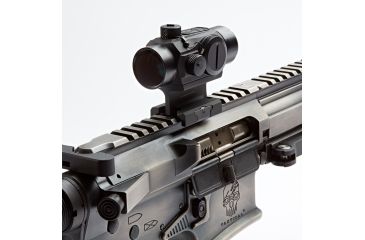 Image of Hi-Lux Micro-Max B-Dot Gen2 Digital MM-2 Red Dot Sight w/Absolute Co-Witness Mount, Matte Black MM-2-ACW