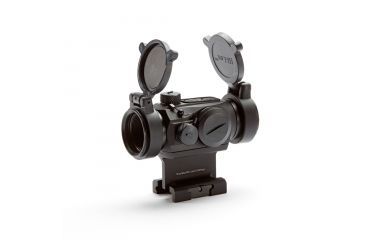 Image of Hi-Lux Micro-Max B-Dot Gen2 Digital MM-2 Red Dot Sight w/Lower 1/3 Co-Witness Mount, Matte Black MM-2-L1/3