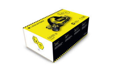 Image of LED Lenser EX8HR Li-Ion Rechargeable LED Headlamp, 200 Lumens, Box, Black, 880432