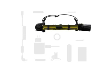 Image of LED Lenser ILH8 3x AA Headlamp, 280 Lumens, Box, Black, 880435
