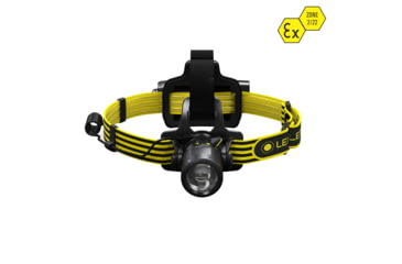 Image of LED Lenser ILH8R Li-Ion Rechargeable Headlamp, 300 Lumens, Box, Black, 880437
