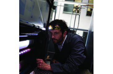 Image of LED Lenser ISEO3 3x AAA White/ Red LED Headlamp, 200 Lumens, Box, Black, 880389