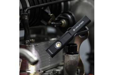 Image of LED Lenser IW4R Li-Ion Rechargeable LED Pocket Work Light, 150 Lumens, Box, Black, 502003