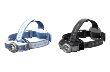 Image of LED Lenser MH11 1000 Lumen Rechargeable LED Headlamp, Blue, Gray