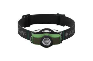 Image of LED Lenser MH4 1x AA LED Multi-Functional Headlamp, 200 Lumens, Box, Green, 880438