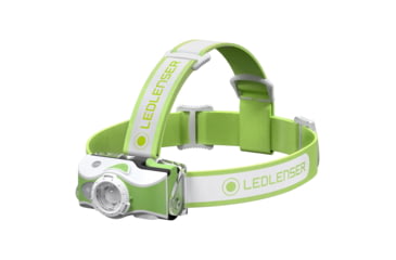 Image of LED Lenser MH7 Li-Ion Rechargeable LED Headlamp, 600 Lumens, Box, Green, 880449