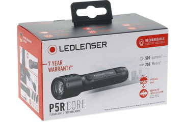 Image of LED Lenser P5R Core Flashlight, Li-ion 3.7V, Black, 880515