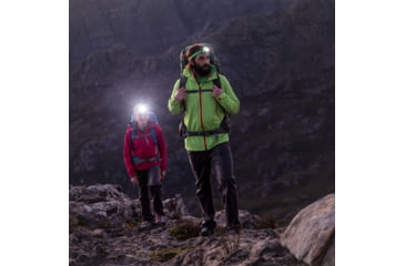 Image of LED Lenser SEO3 3x AAA White/ Red LED Headlamp, 100 Lumens, Clamshell, Orange, 880290