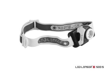 Image of LED LENSER SEO5 180Lumens Swivel Headlamp, GRAY 880127