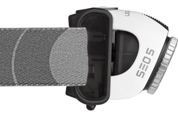 Image of LED Lenser SEO5 3x AAA White/ Red LED Headlamp, 180 Lumens, Box, Gray, 880301