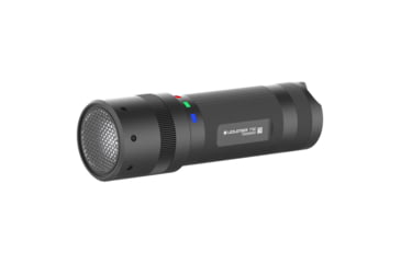Image of LED Lenser T2QC 3x AAA White/ Red/ Blue/ Green LED Flashlight, 140 Lumens, Clamshell, Black, 880292