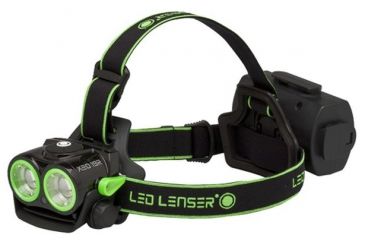 Image of LED LENSER Xeo19R LED 2000Lumens HeadLamp, GREEN, RECHARGEABLE 880257