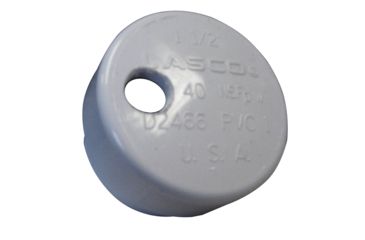 Image of Lee's Tackle Drain Cap f/Heavy Rod Holders 1/4" NPT PVC 31172