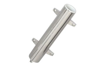 Image of Lee's Tackle Stainless Steel Heavy Duty Bulkhead Mount w/ Swivel Base - Extra Long 2.25" OD X 14.5" Tube 31161