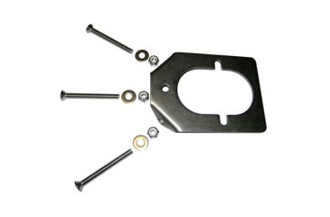Image of Lee's Tackle Steel Backing Plate f/Medium Rod Holders Stainless 31175