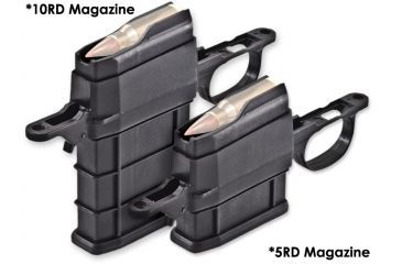 Image of Howa Remington 700 BDL Short Action Floor Plate &amp; Detachable Magazine Kit, .308 Win/7mm-08 Rem/.243 Win, 5 Round, Black, 1 Pack, Polymer, ATIK5R308REM-5RD