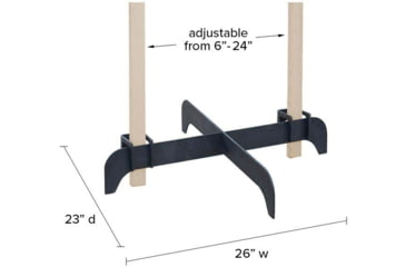 Image of Legion Targets Legion Cross Target Stand, Black, LG-CROSS