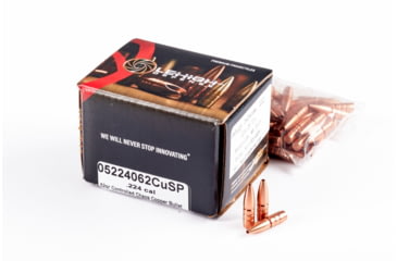 Image of Lehigh Defense .224 Caliber 62 Grain Controlled Chaos Centerfire Rifle Bullets, 50 Rounds, 05224062CuSP