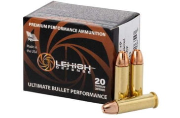 Image of Lehigh Defense .38 Special 125 Grain Controlled Fracturing Brass Pistol Ammo, 20 Rounds, LA38SP-125-CF