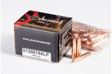 Image of Lehigh Defense Maximum Expansion .308 Caliber 194 Grain Hollow Point Centerfire Rifle Bullets, 50 Rounds, 01308194LP