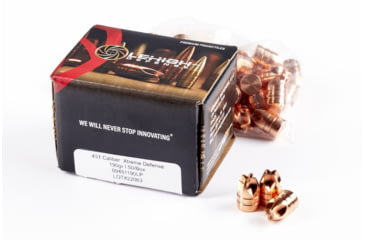 Image of Lehigh Defense Xtreme Defense .451 Caliber 190 Grain Fluid Transfer Monolithic Centerfire Pistol Bullets, 50 Rounds, 09451190LP