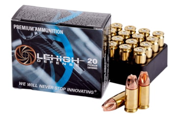 Image of Lehigh Defense Xtreme Defense 9mm Luger 90 Grain Fluid Transfer Monolithic Brass Cased Centerfire Pitol Ammo, 20 Rounds, LA990XDC