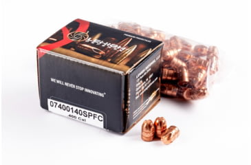 Image of Lehigh Defense Xtreme Penetrator .400 Caliber 140 Grain Fluid Transfer Monolithic Centerfire Pistol Bullets, 100 Rounds, 07400140SPFC