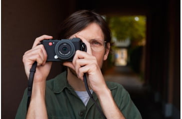 Image of Leica CL Vario 24 MP Camera Kit w/Vario-Elmar-TL 18-56mm Lens, Black, 19341