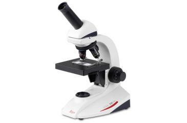 Image of Leica Microsystems DM100 Monocular Compound LED Microscope, Fixed Stage, Disc,3 Objectives 13613308